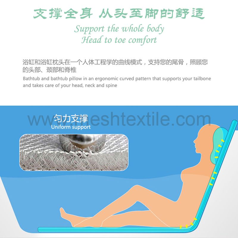 3D mesh  bath mat