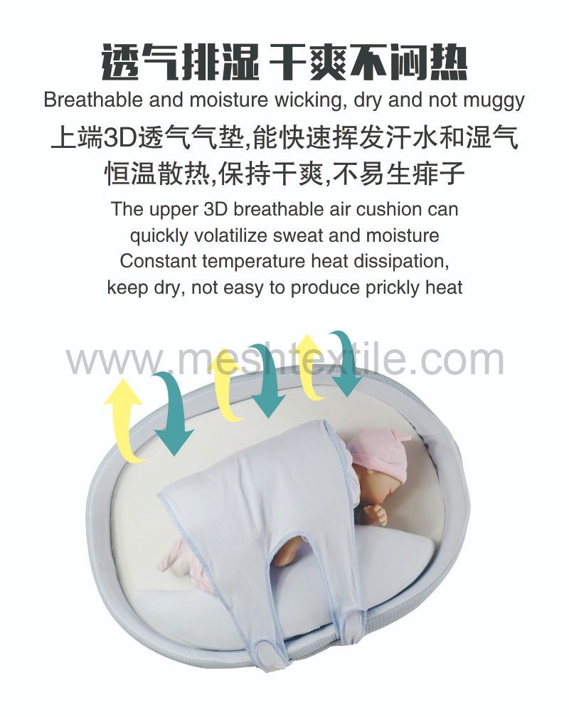 2022 New Design Tencel Portable Baby Lounger Soft Multipurpose Baby Lounger For Newborn